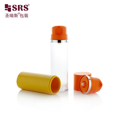 A0215 50ML 120ML 150ML โลโก้สแตมป์ร้อน AS กระป๋องไม่มีอากาศ พร้อมตัวอย่างฟรี ปรับแต่งสี
