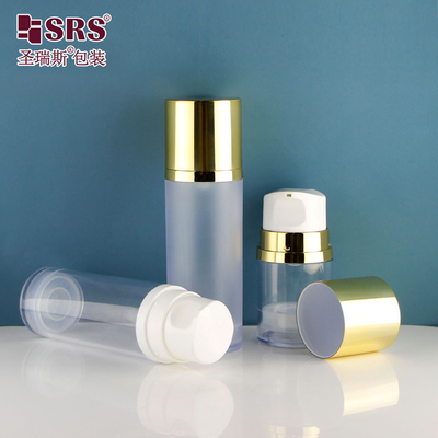 A0215 50ml 120ml 150ml พลาสติกว่างเปล่ามีสไตล์ทนทานเป็นขวดโลชั่นสุญญากาศที่เหมาะสำหรับการใช้งานในร่มและกลางแจ้ง