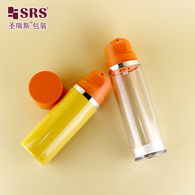A0215 Snap On Style พลาสติกกลม กระป๋องกรดหน้า AS กระป๋อง Vakuum กระป๋องว่าง แพคเกอร์เจลดูแลผิว