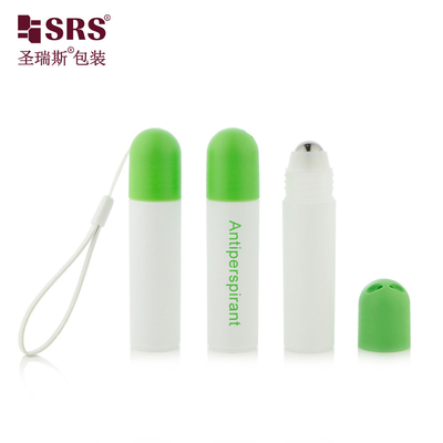 RPPF 20ml การพิมพ์ผ้าไหม พลาสติก ขนาดเดินทางพกพา Antiperspirant Deodorant Gel กระป๋องม้วนเรียบที่มีหัว Dome