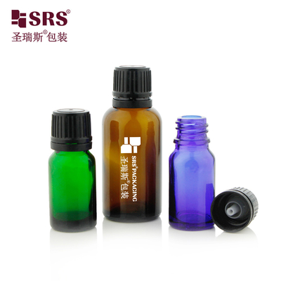 G006 กระจกแก้วกลมบอสตัน ทาเมอร์ TE Cap ชัดเจนด้วยการใส่ Dropper ท่ามกลางสําหรับน้ํามันอีเซนเซียล