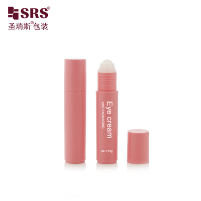 RPP-10ML พลาสติกสีชมพู แมท PP PCR หม้อบรรจุเครื่องสําอางว่างบนขวด สําหรับเครื่องใช้ของเหลวต่อการกัดข่วน
