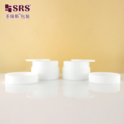 SMPS 5g 10g 15g 30g 50g 100g 120g 150g พลาสติกสําเร็จรูปแมท สารฉีด สีขาว PP ครีม กระปุกบรรจุ
