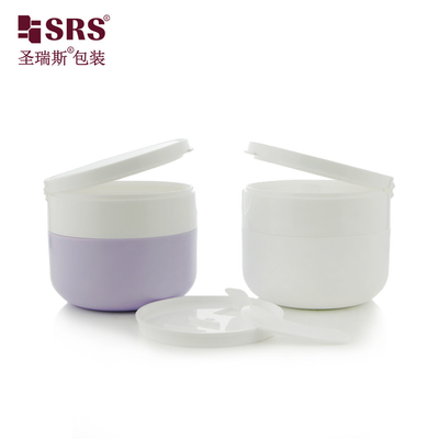 SRSOB Chic 100g Flip Cap Custom PP Container เพิ่มระดับการดูแลผิวหนังของคุณด้วยการบรรจุจานหน้ากากแบบบุคคล