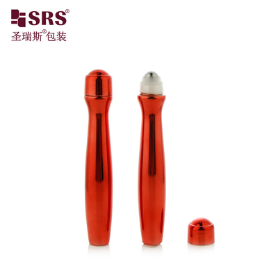 SRS8447-15ML กระปุก PETG โลหะกระจกกระจกสําหรับเจลตาที่มีฟังก์ชันการนวดทางบําบัดในบรรจุเครื่องสําอาง
