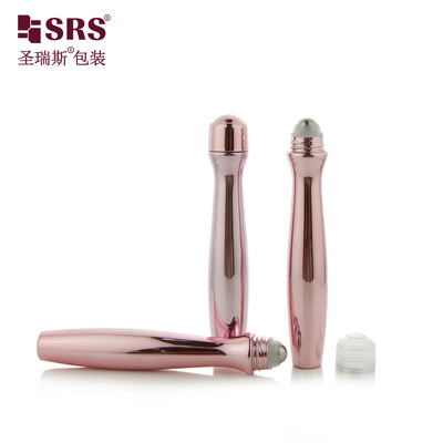 SRS8447-15ML กระปุก PETG โลโลหะประกายบนขวดสําหรับเจลตา
