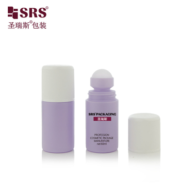 RPPC1-60ML ผนังคู่ ป้องกันเด็ก หมวกพลาสติก PP Roll On Deodorant Gel กระป๋องบรรจุ
