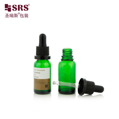 D011 การปรับแต่งที่ดึงดูดสายตา TE Caps Redefine Cosmetic Glass Dropper Flask Packaging