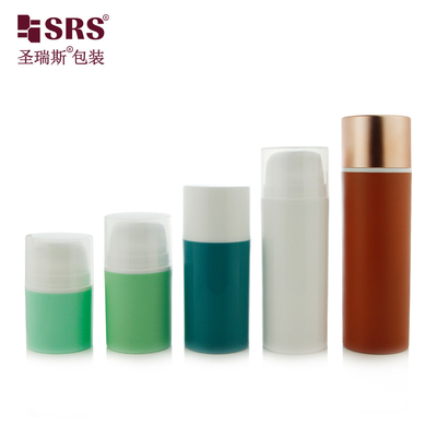 PA609 30ml 50ml สารทําความสะอาดดูแลผิวสวย โลชั่นเจล แฟนเดชั่น PP กระปุกไร้อากาศ