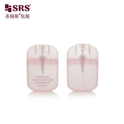 PWU006 20ML 30ML ปรับแต่งสี พลาสติก PP ครึ่งโปร่งกระป๋องสเปรย์รูปกระดาษ