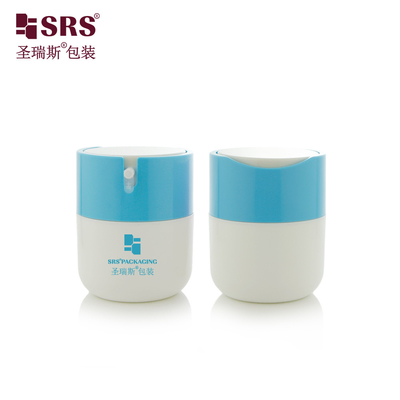 PA001 50ml สวยหรู ครีมหน้า หน้ากากพลาสติก PP ปั๊มไม่มีอากาศ กระป๋องปั๊มเปล่า กระป๋องคอตามสั่ง