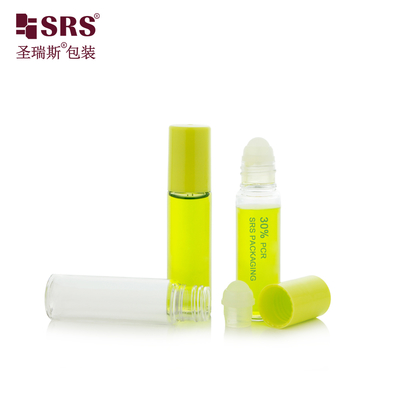 PET-10ML ขวดลูกกลิ้งพลาสติกสีที่กำหนดเองสำหรับบรรจุภัณฑ์ของเหลวแก้คัน