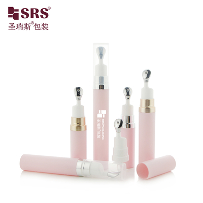 A0035 7.5ml 10ml 15ml กระป๋องปั๊มไม่มีอากาศหรู With Press Style Zinc Alloy Metal Applicator