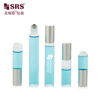 BLP 1ml ~ 10ml Tube Transparent Amber Glass Roll On Bottle 304 สแตนเลส โบลล์อัพลิเคเตอร์สําหรับน้ํามันอีเซนเซียล
