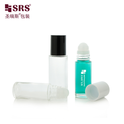 BLPC 30ML 50ML ผนังหนาใส กระจกหนักม้วนบนกล่องเจลลดกลิ่น