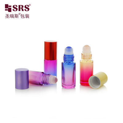 BLPM-5ML SRS ขายปลีก ใส โมลด์โปร่ง ผนังหนา กระจกแข็ง โรลบนขวด สําหรับน้ํามันอธิษฐ์ ไม่มีการรั่ว