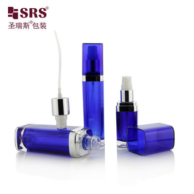 SRS จีนผลิต เครื่องสําอาง Acrylic 15ml 30ml 60ml 120ml กระป๋องน้ํายาพลาสติก พร้อมฝา
