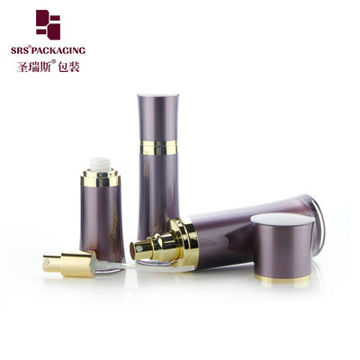 SRS ประเทศจีน ผู้จําหน่าย หรูหราเปล่า สีดํา สินค้าดูแลผิว กระป๋องน้ํายาอาคริลิค