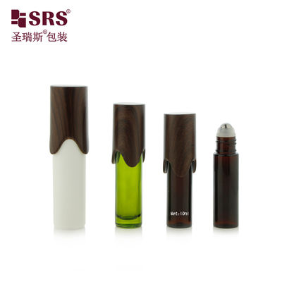 Beauty Packaging 10ML Clear Glass Roll-On with Tailored Plastic Cap (Mold Opening Available)