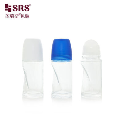 BLPG-B 50ml เงินเปล่าเยลบรรเทาอาการปวด Roll On Deodorant กระป๋อง กระจกกระจก กระป๋องปรับแต่ง
