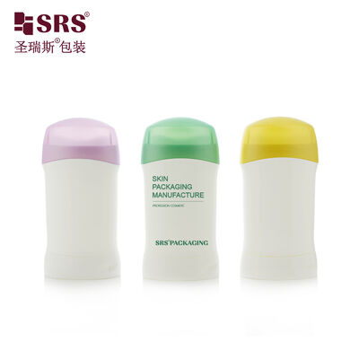 D045 SRS 45ml 75ml PP PCR ถังสต๊อกดีโอโดรแรนต์ประหยัด สําหรับสต๊อกครีมกันแดด