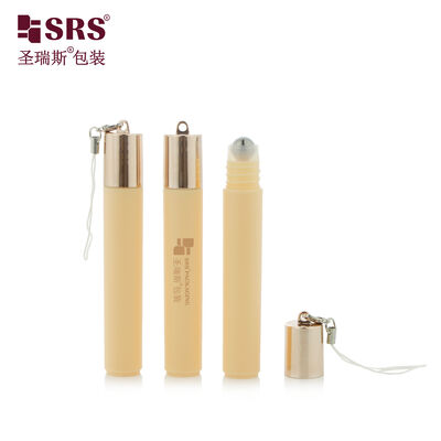 ขวดโรลออนพลาสติกรีไซเคิล PP PCR ทรงกลม DH-8ML สำหรับลิปกลอส