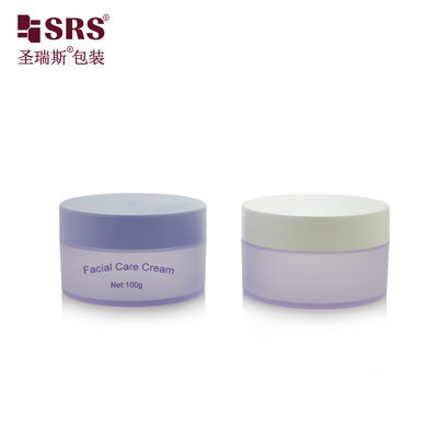 SRSQ โหลเครื่องสำอาง PP PCR รีไซเคิล ผิวมันวาว ผิวด้าน พร้อมการทาสี