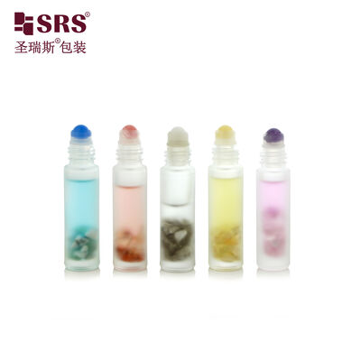 ขวดลูกกลิ้งแก้วฝ้า BLPM 10ML กันรั่ว พกพาสะดวกสำหรับน้ำมันหอมระเหย