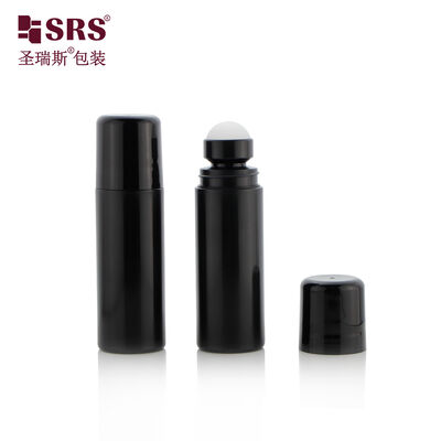 RPPD-90ML Custom Black PP PCR Roll On Deodorant Gel Cooling Relief Bottle