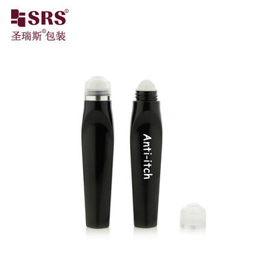 12ml  PETG Roll On Bottle Curved Body Empty Container for Eye Serum Essential Oil
