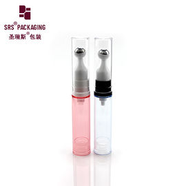 กระปุกพลาสติก 5ml 10ml 12ml 15ml บนลูกเหล็ก กระปุกเครื่องสําอางที่สามารถเติมใหม่ได้