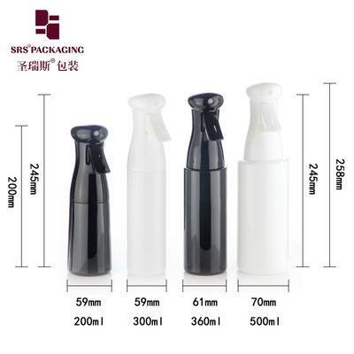 ข้างว่างคุณภาพสูง ปลาสติกเพ็ทที่กําหนดเอง กระป๋องหมอกละเอียดสเปรย์ atomizer