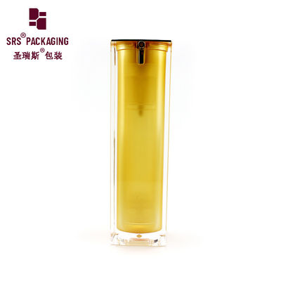 1 oz แอคริลิคสี่เหลี่ยมสีสีสีหอมดูแลผิว กล่องปั๊มไม่มีอากาศ