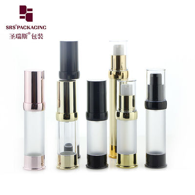 ข้างว่าง Luxury Rose Gold Color ขนาดเดินทาง ซีรั่มเครื่องสําอาง ปั๊มน้ํายา กระป๋องไร้อากาศ 30 ml
