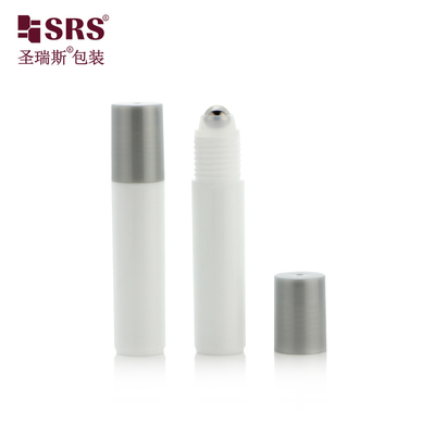 1/3 OZ สต็อค สีขาว พลาสติก PP ป้องกันการขี้ขน กระป๋องลูกกลองเหลว 10 ml