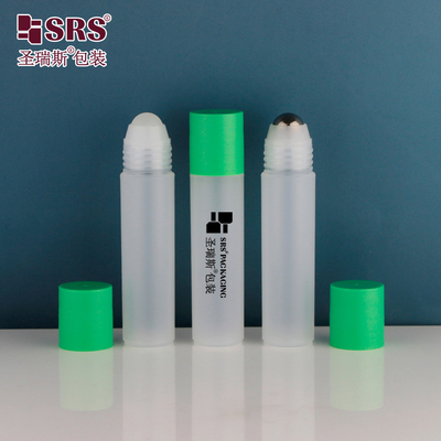 เครื่องสําอางเปล่า 1 oz เซรั่มนวด น้ําเหลว PP PCR พลาสติกม้วนบนขวด 30 ml
