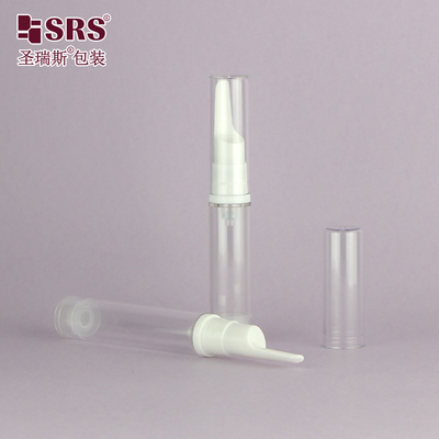 5 ml 10 ml 12 ml 15 ml เซรั่มตาโปร่งใสเปล่า กระป๋องพลาสติก