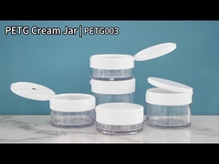 PETG003 กระปุกพลาสติกที่มีฝาปิดสําหรับครีม