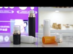 PA202A PP PCR กระป๋องปั๊มไร้อากาศจากพลาสติกรีไซเคิลเปล่า สําหรับน้ํายาดูแลผิว